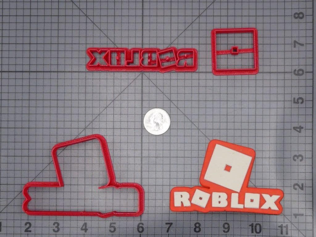 Roblox Logo 266-I882 Cookie Cutter Set