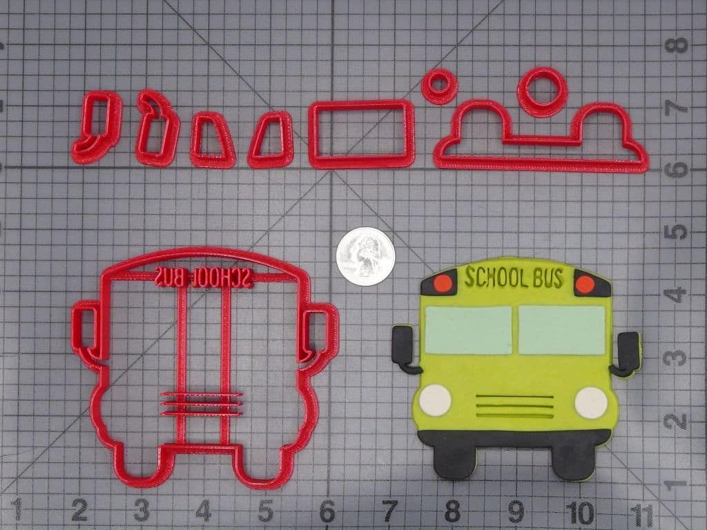 School Bus 266-I617 Cookie Cutter Set