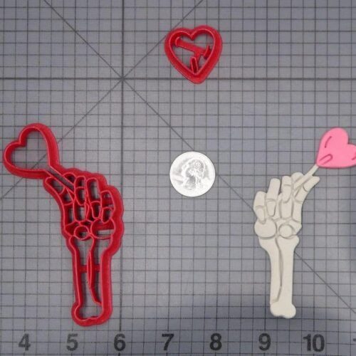 Skeleton Hand with Lollipop 266-I644 Cookie Cutter Set