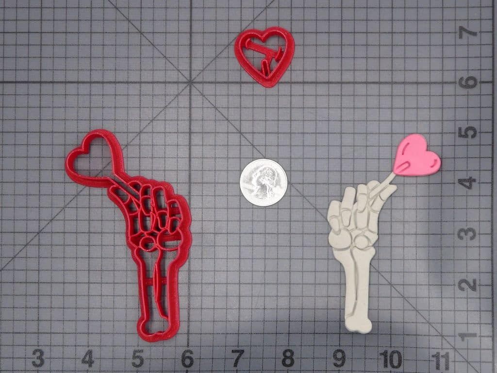 Skeleton Hand with Lollipop 266-I644 Cookie Cutter Set