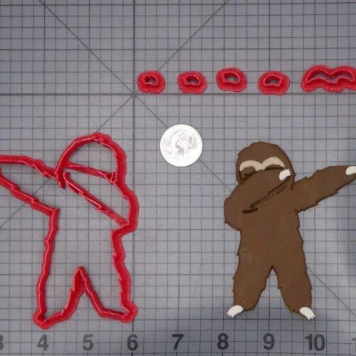 Sloth Dabbing 266-I646 Cookie Cutter Set