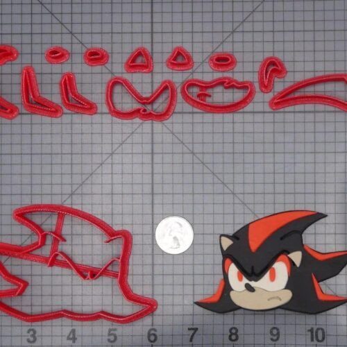 Sonic the Hedgehog - Shadow Head 266-I823 Cookie Cutter Set