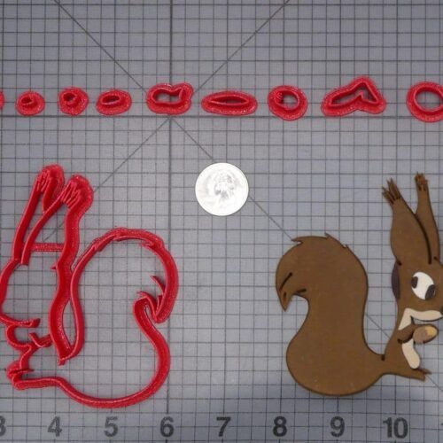 Squirrel Body 266-I507 Cookie Cutter Set