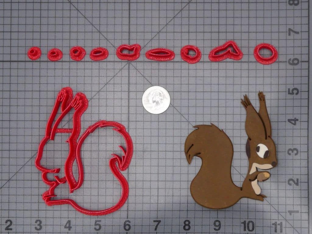 Squirrel Body 266-I507 Cookie Cutter Set