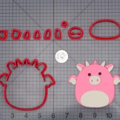 Squishmallow - Dakota Dragon 266-I824 Cookie Cutter Set