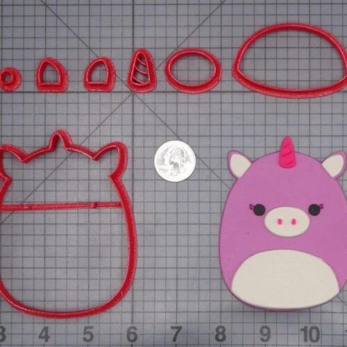Squishmallow - Lola Unicorn 266-I848 Cookie Cutter Set