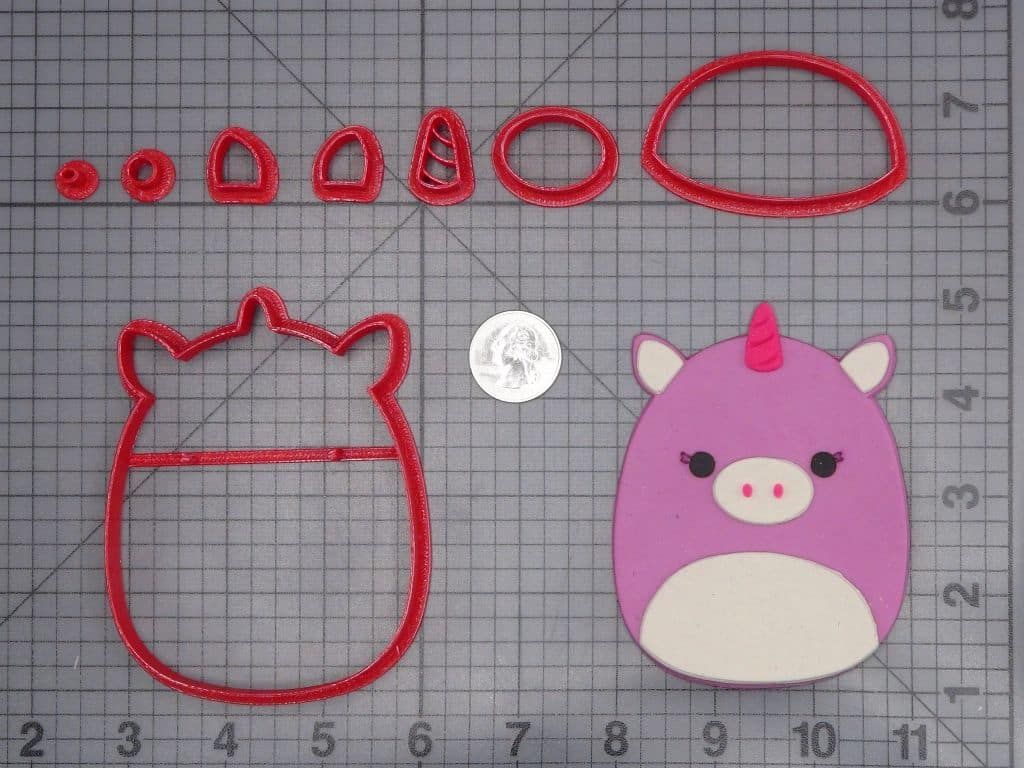 Squishmallow - Lola Unicorn 266-I848 Cookie Cutter Set
