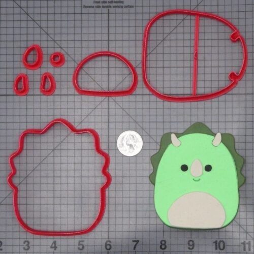 Squishmallow - Tristan Triceratops 266-I883 Cookie Cutter Set