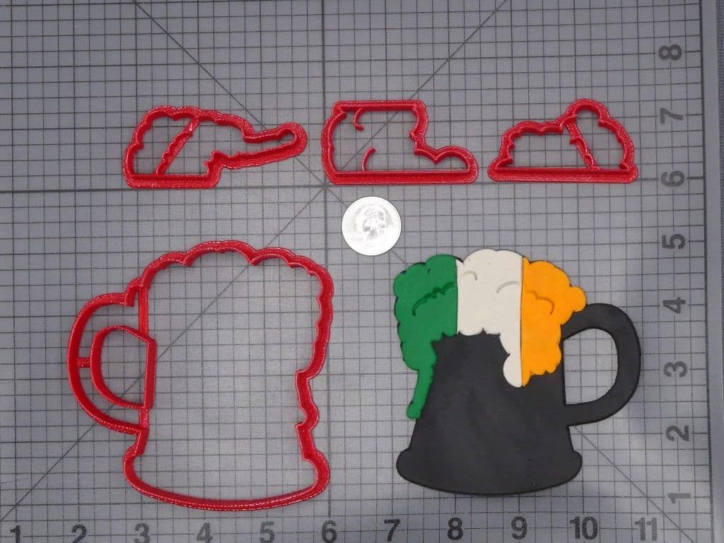 St Patricks Day - Irish Beer 266-I582 Cookie Cutter Set