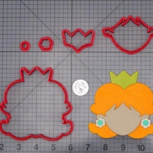Super Mario - Daisy Head 266-I884 Cookie Cutter Set