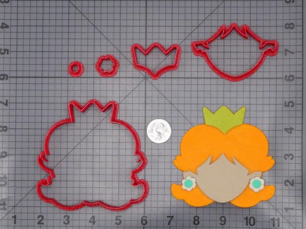 Super Mario - Daisy Head 266-I884 Cookie Cutter Set