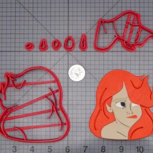 The Little Mermaid - Ariel Head 266-I386 Cookie Cutter Set
