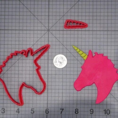 Unicorn Head 266-I407 Cookie Cutter Set