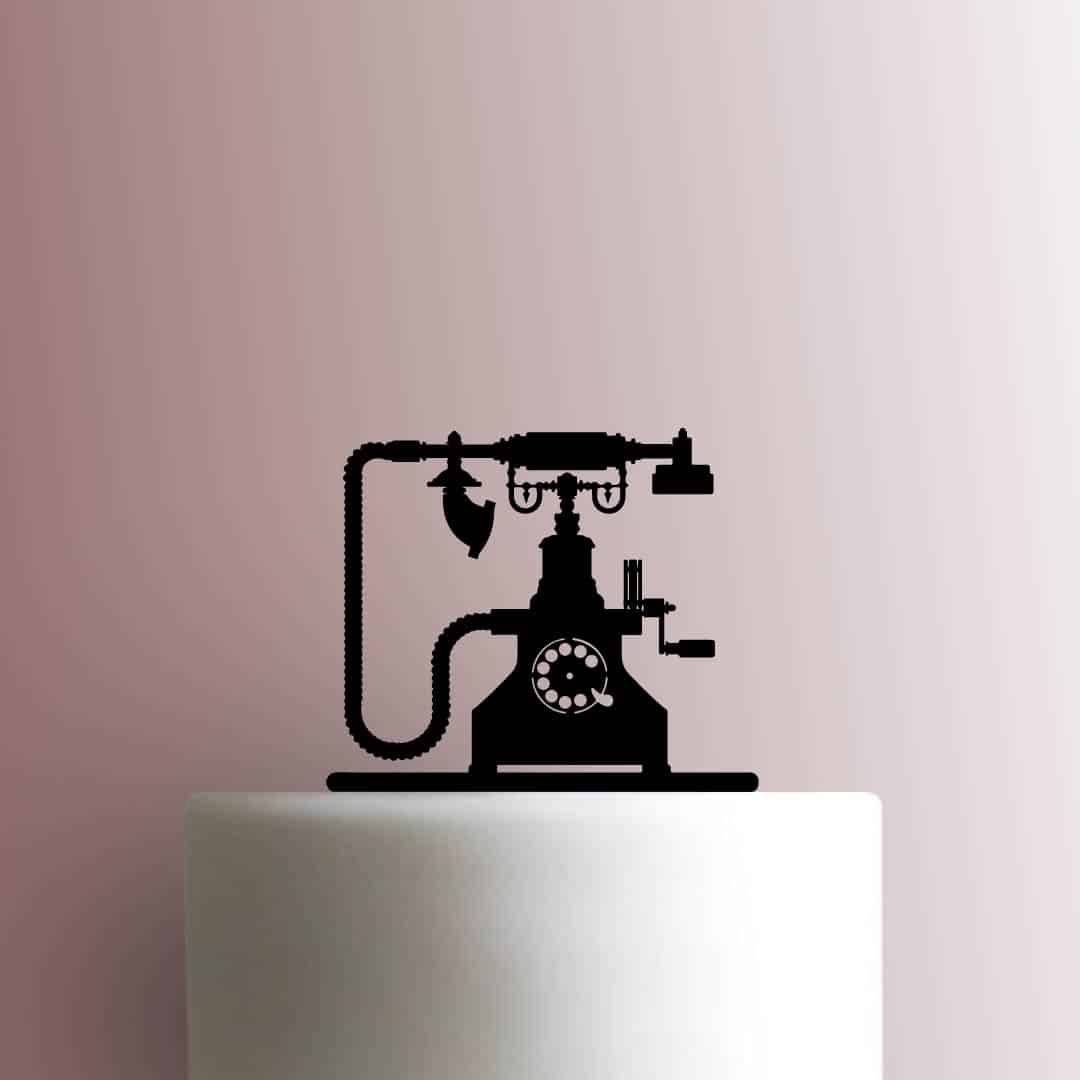 Vintage Telephone 225-B488 Cake Topper