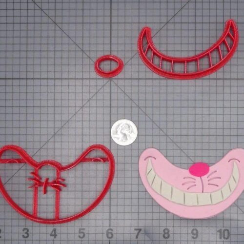 Alice in Wonderland - Cheshire Cat Smile 266-J122 Cookie Cutter Set