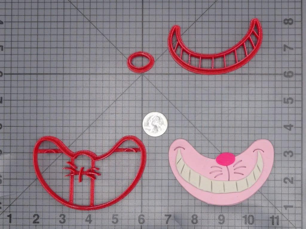 Alice in Wonderland - Cheshire Cat Smile 266-J122 Cookie Cutter Set