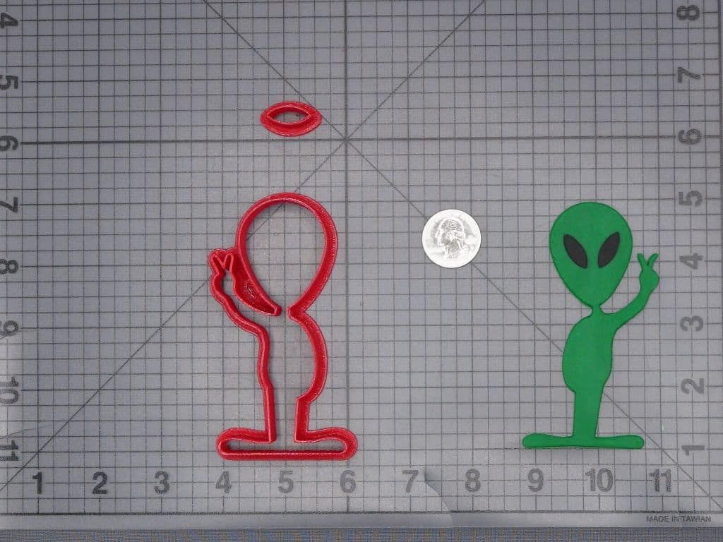 Alien Body 266-I925 Cookie Cutter Set