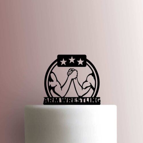 Arm Wrestling 225-B544 Cake Topper