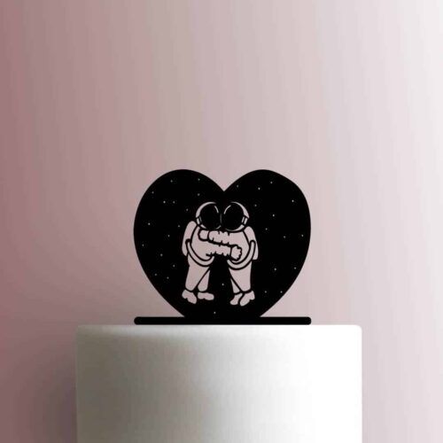 Astronaut Couple 225-B520 Cake Topper