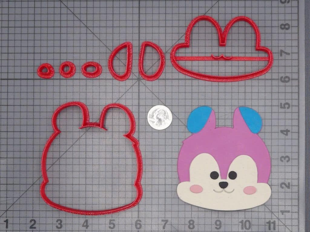 BT21 - Mang Head 266-I876 Cookie Cutter Set
