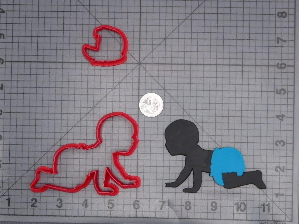 Baby Crawling 266-I920 Cookie Cutter Set