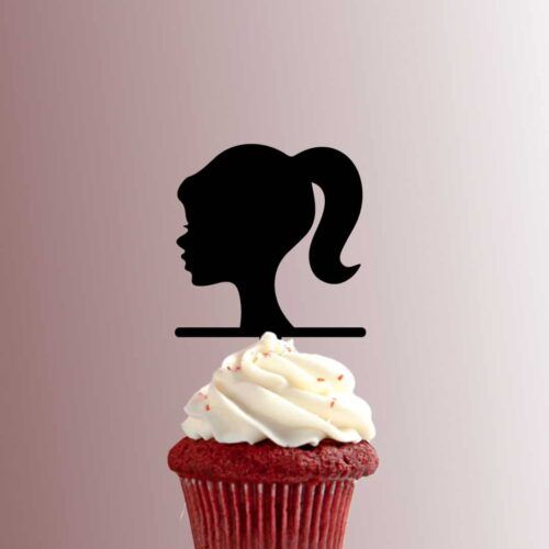 Barbie Head 228-658 Cupcake Topper
