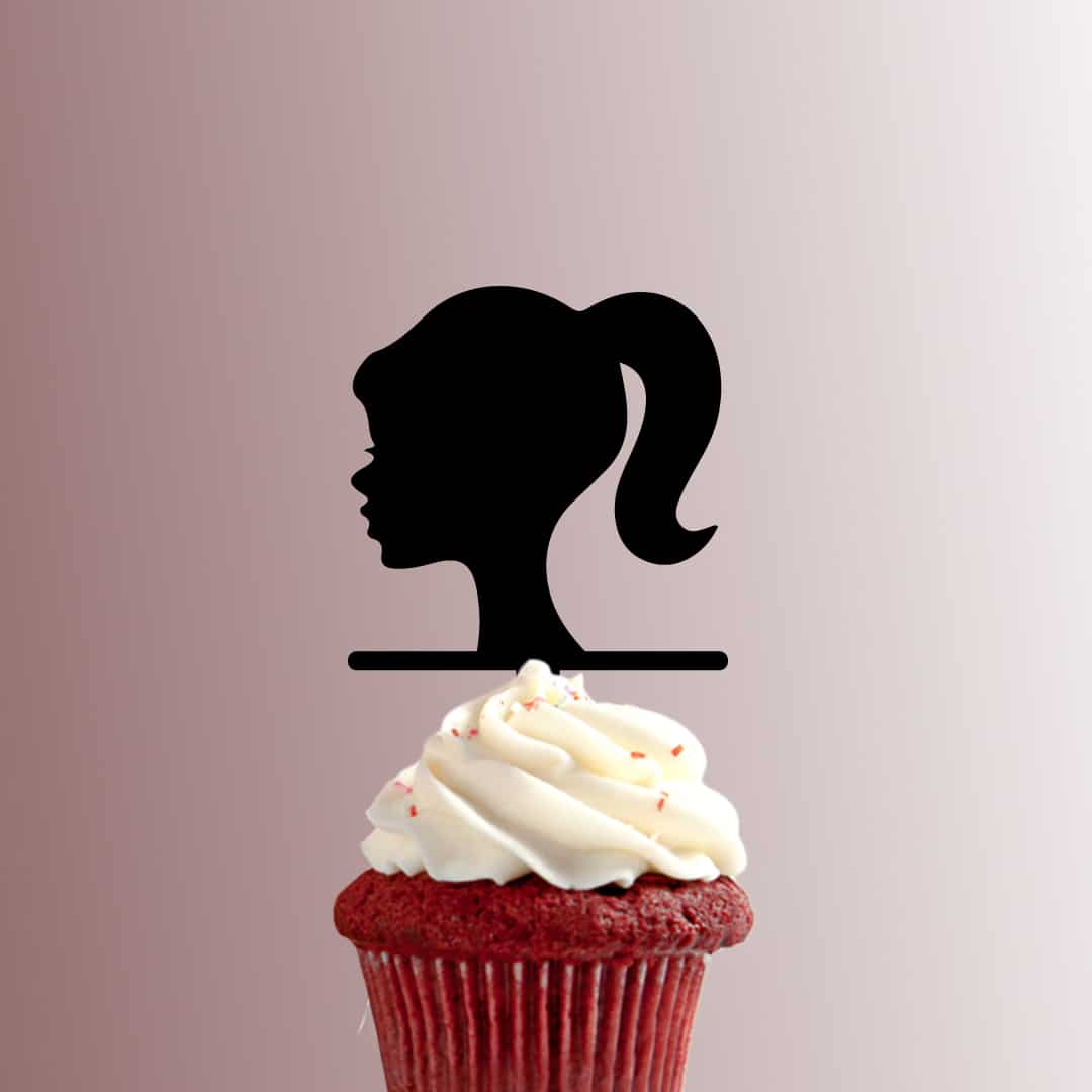 Barbie Head 228-658 Cupcake Topper