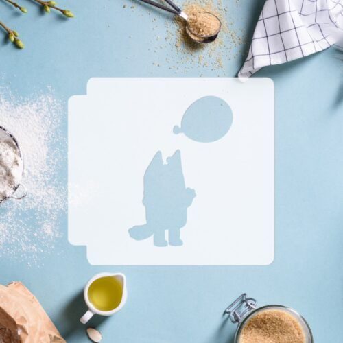 Bluey - Bingo with Balloon 783-H755 Stencil