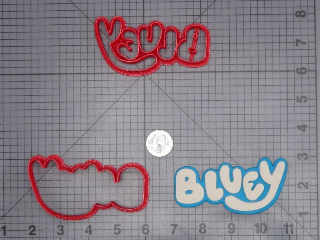Bluey Logo 266-J049 Cookie Cutter Set