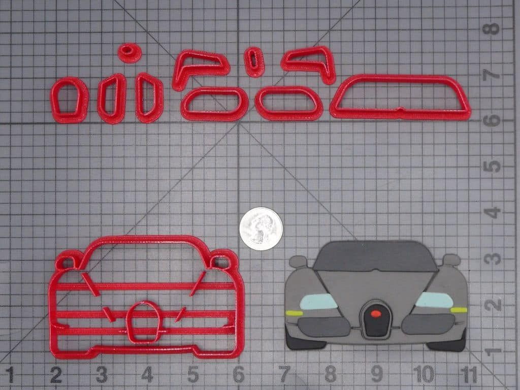 Bugatti Car 266-I791 Cookie Cutter Set