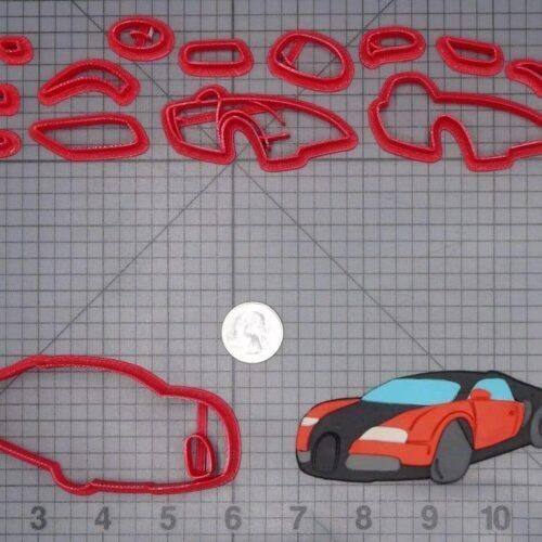 Bugatti Car 266-J015 Cookie Cutter Set