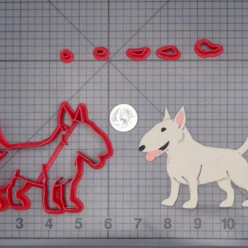 Bull Terrier Dog Body 266-I682 Cookie Cutter Set