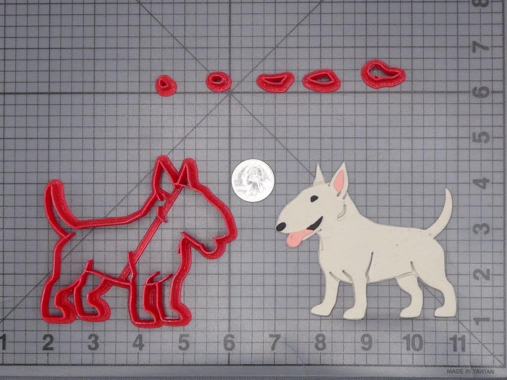Bull Terrier Dog Body 266-I682 Cookie Cutter Set