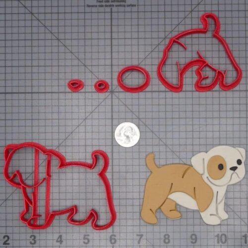 Bulldog Dog Body 266-I813 Cookie Cutter Set