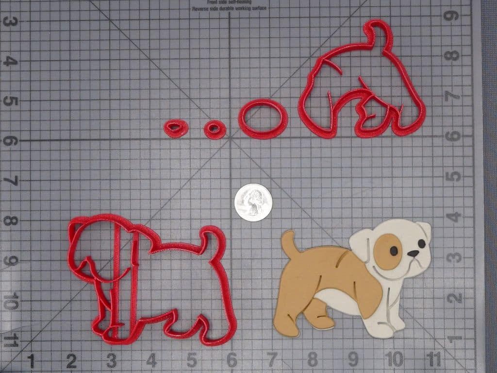 Bulldog Dog Body 266-I813 Cookie Cutter Set