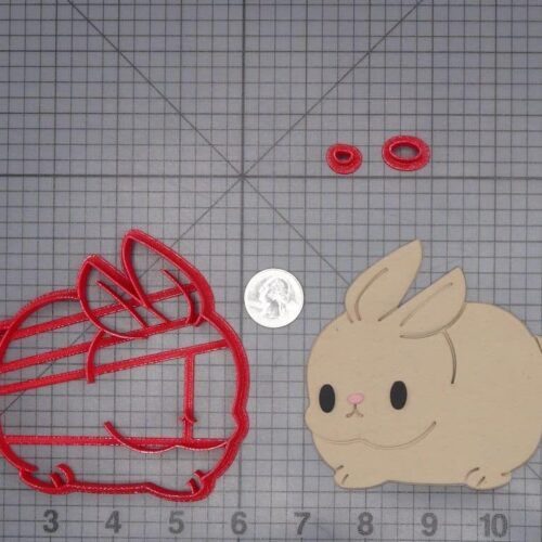 Bunny Rabbit Body 266-I805 Cookie Cutter Set