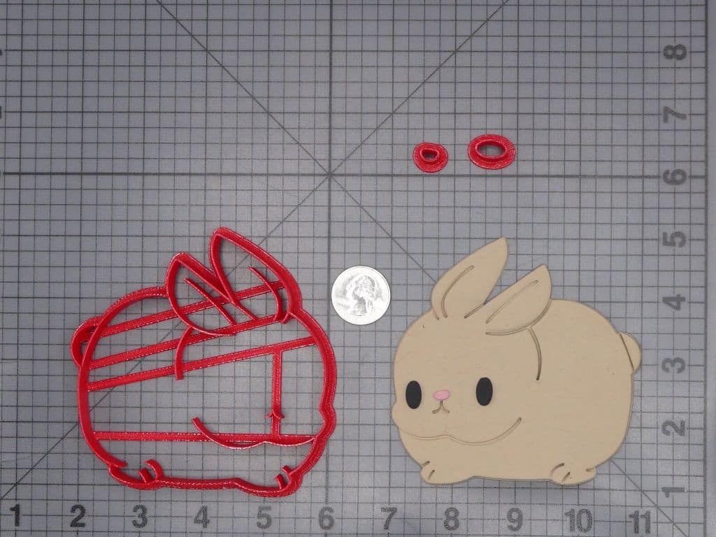 Bunny Rabbit Body 266-I805 Cookie Cutter Set