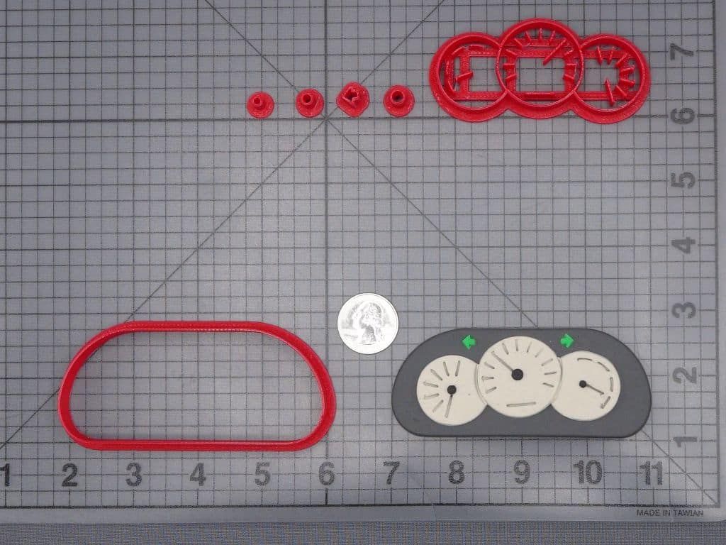 Car Dashboard 266-I846 Cookie Cutter Set