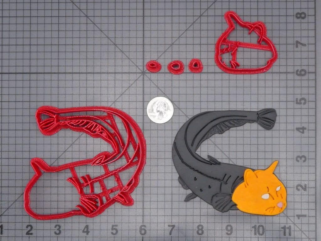 Cat Fish 266-I506 Cookie Cutter Set