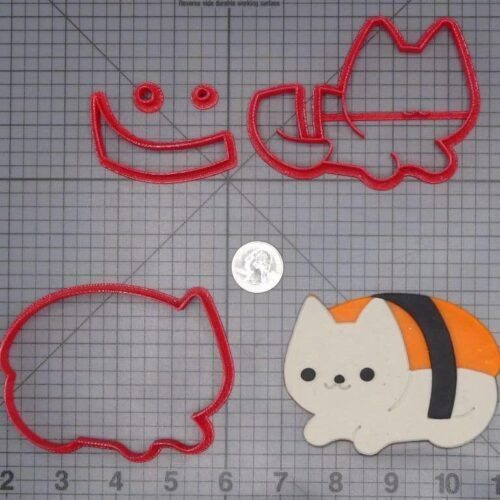 Cat Sushi 266-I808 Cookie Cutter Set
