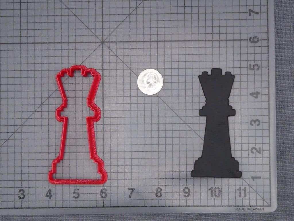 Chess Queen 266-I934 Cookie Cutter Silhouette
