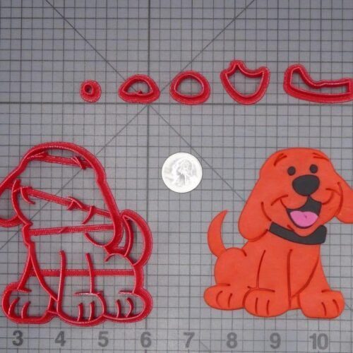 Clifford the Big Red Dog - Clifford Puppy Body 266-J014 Cookie Cutter Set