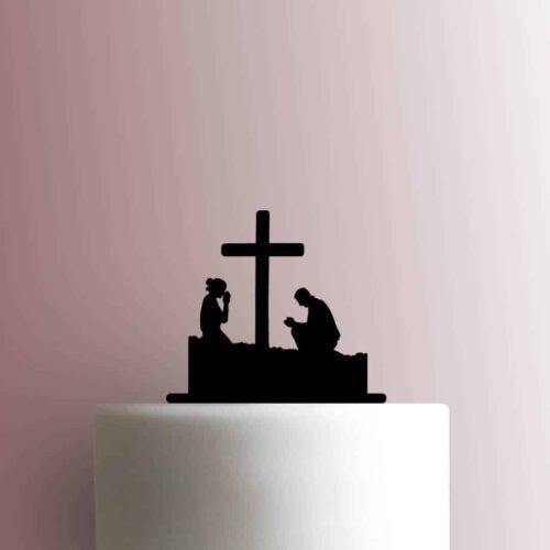 Couple Praying 225-B522 Cake Topper