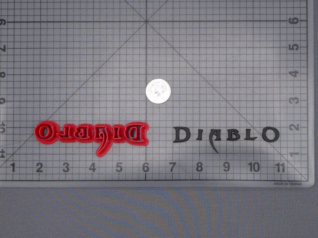 Diablo Logo 266-J048 Cookie Cutter