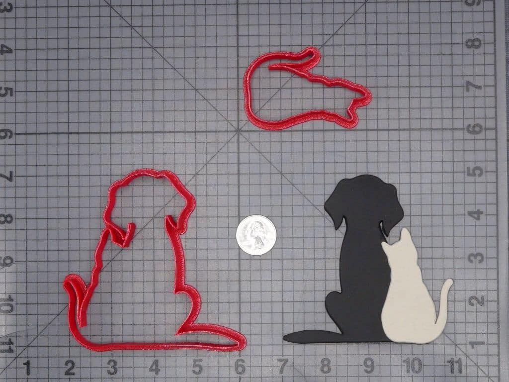Dog and Cat 266-I752 Cookie Cutter Set