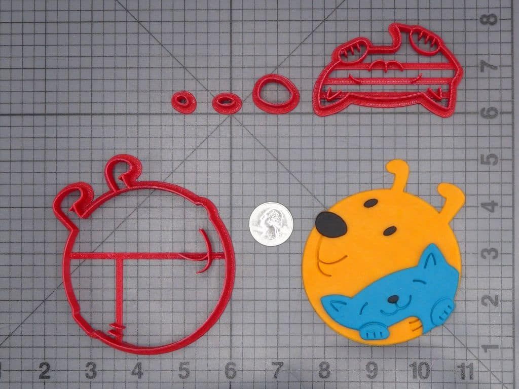 Dog and Cat 266-I771 Cookie Cutter Set