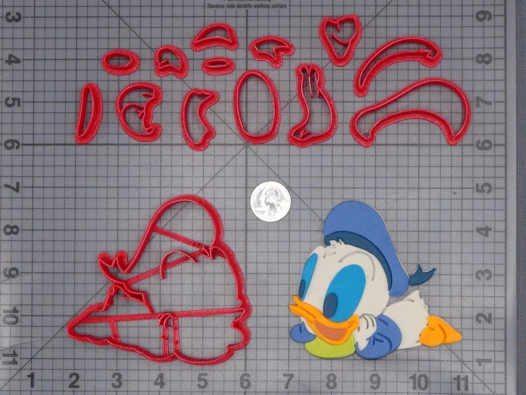 Donald Duck Baby Body 266-I640 Cookie Cutter Set