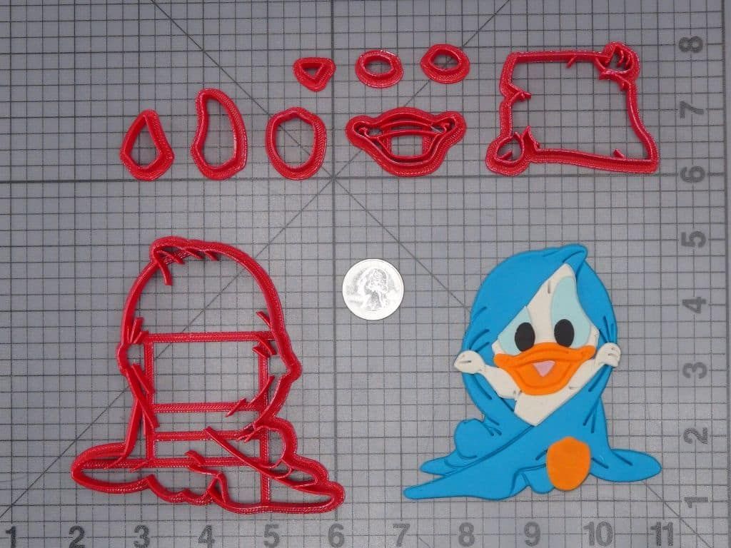 Donald Duck Baby in Towel 266-I817 Cookie Cutter Set