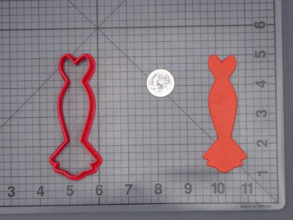 Dress 266-I933 Cookie Cutter Silhouette