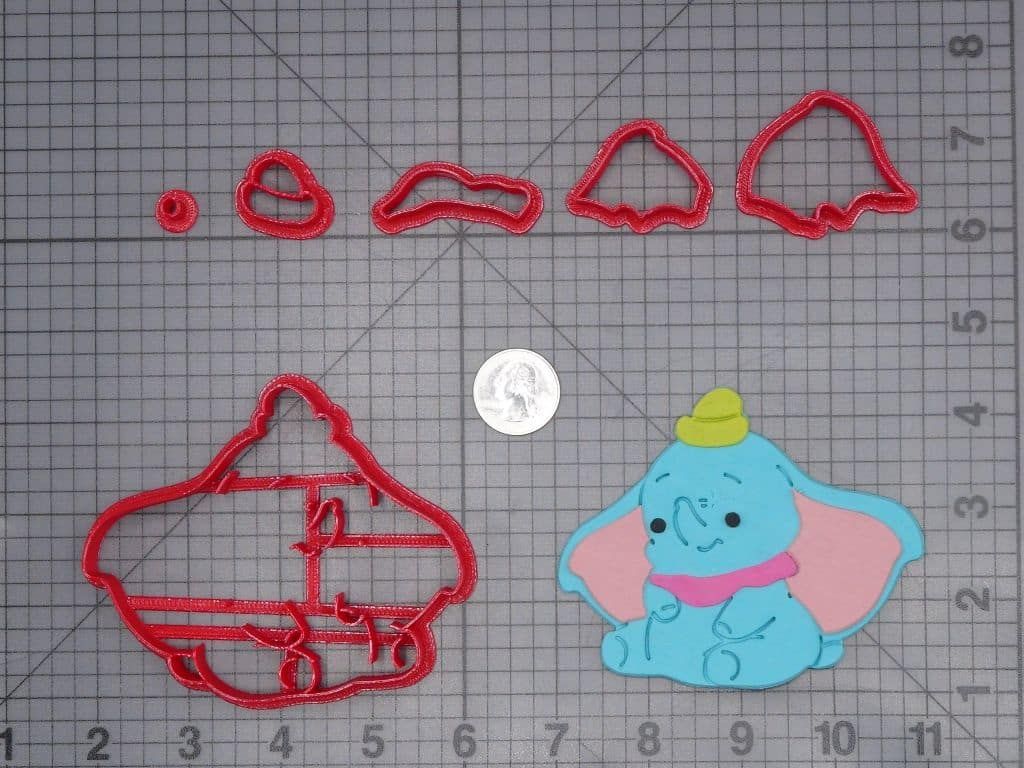 Dumbo Body 266-I635 Cookie Cutter Set